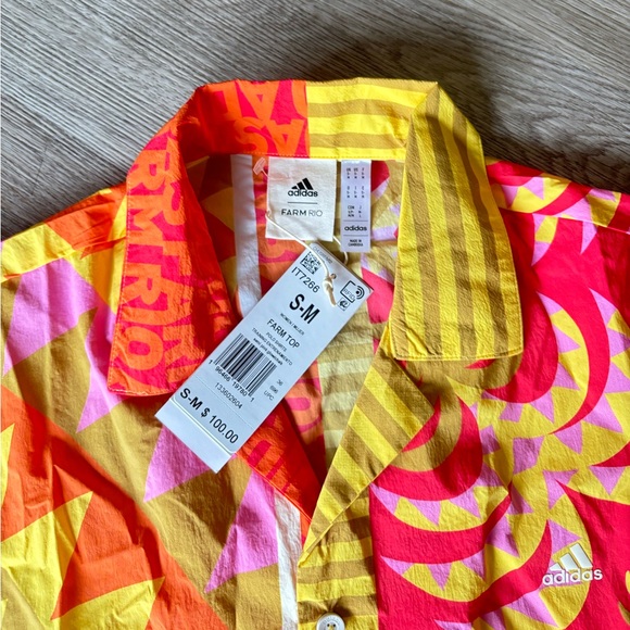 Adidas Farm Solar Kaleidoscope Pink Top - Picture 8 of 11